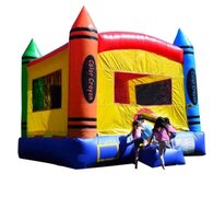 Rainbow Inflatable Bounce House