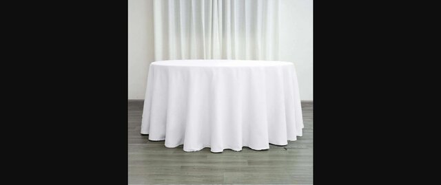 120 inch Round Linen Rentals — Syracuse, NY